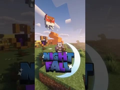 בואו איתי בנייטפול  #nightfall #minecraft