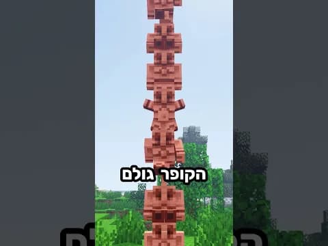 תעזרו לי עם מגדל הקופר גולם בנייטפול
