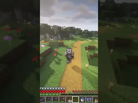 מוסיף את הפנדות החדשים לנייטפול !!🐼🌙 #minecraft #nightfall